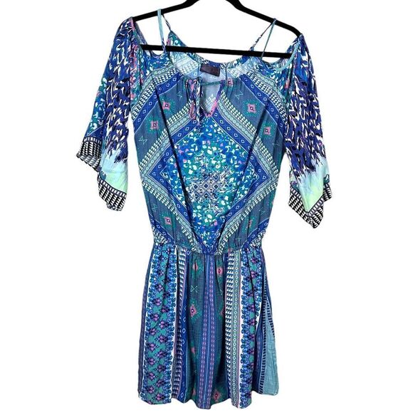 Hale Bob Cold Shoulder Dress Size Small - Picture 2 of 7